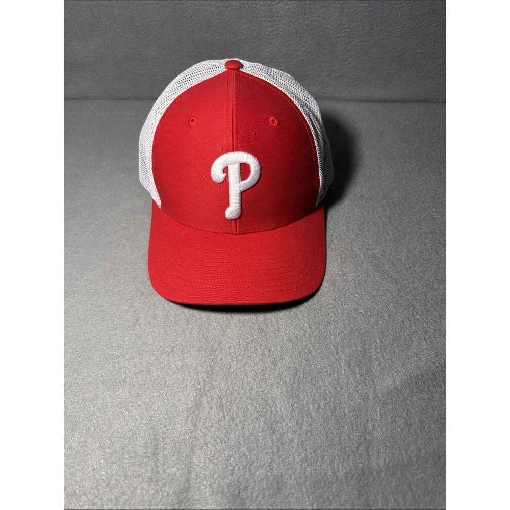 47 Brand MLB Philadelphia Phillies SnapBack hat Red w/ White Mesh Back